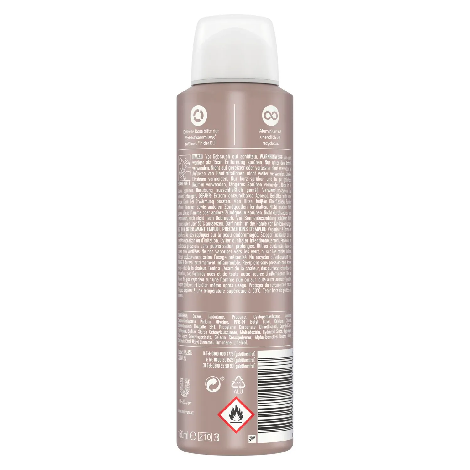Rexona Maximum Protection Spray Fresh 150 ml 96h Schutz