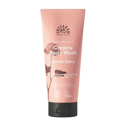 Urtekram Nordic Berry Body Wash Duschgel 200 ml Mandelöl