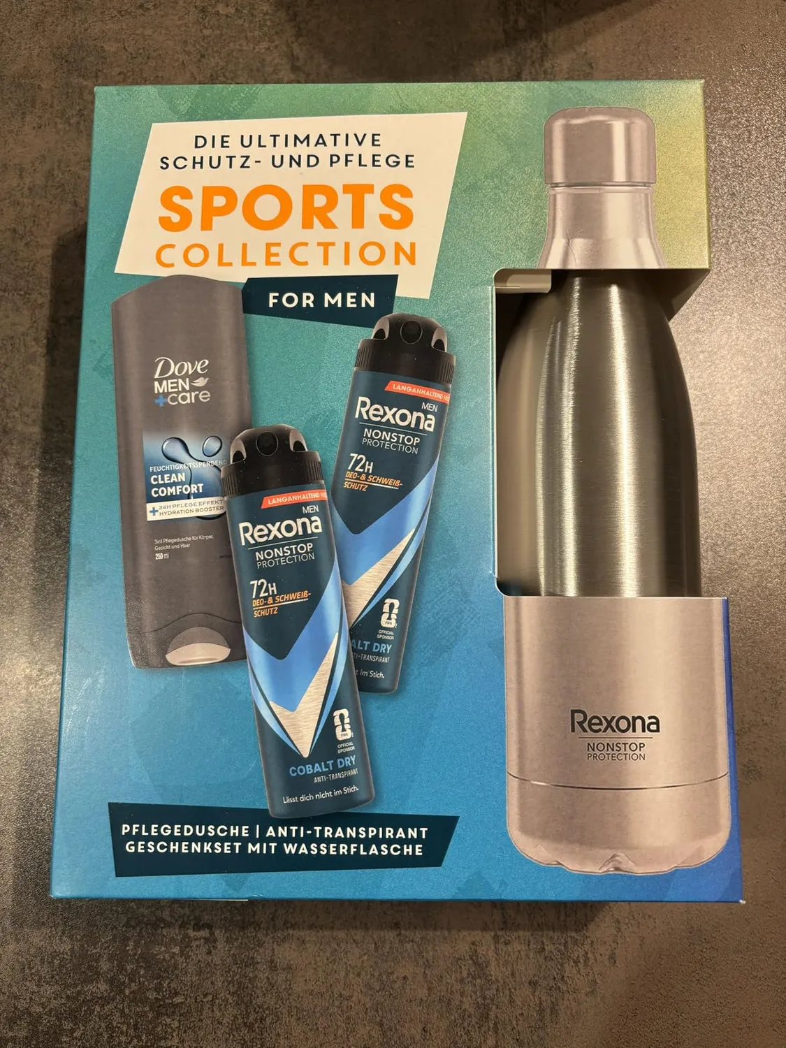 Rexona Sports Collection Geschenkset Männer mit Deo und Dusche