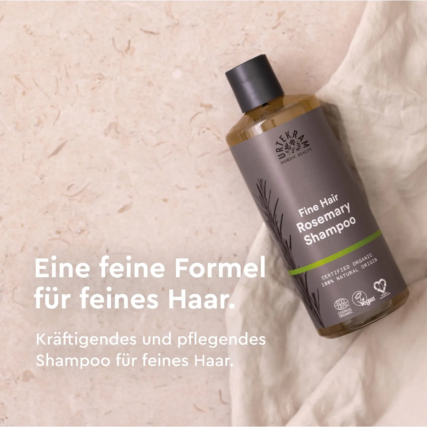 Urtekram Rosmarin Shampoo feines Haar 250 ml Volumen