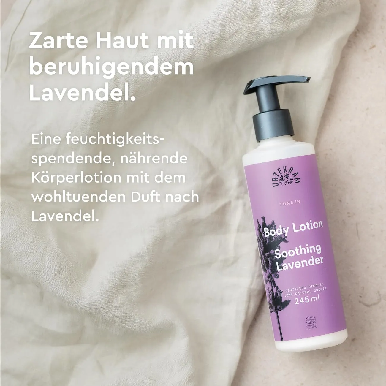 Urtekram Tune In Soothing Lavender Bodylotion 245 ml