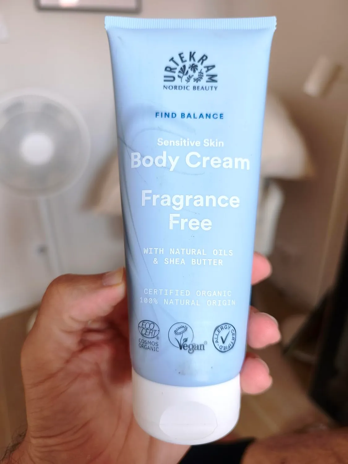 Urtekram Find Balance Körpercreme 200 ml parfümfrei