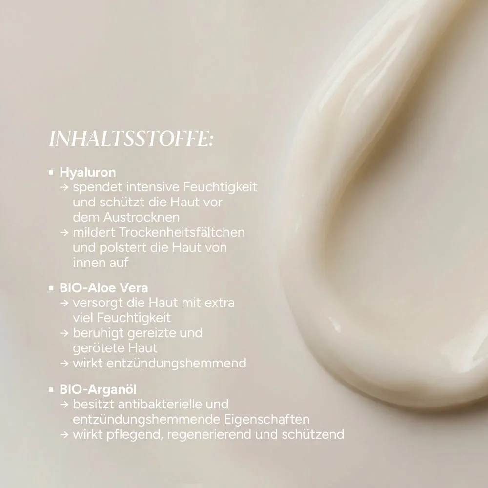 JUNGLÜCK Hyaluron Creme Mittel Gesichtscreme 50 ml