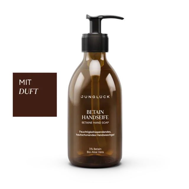 JUNGLÜCK Betain Handseife 240 ml mit Duft für Hände