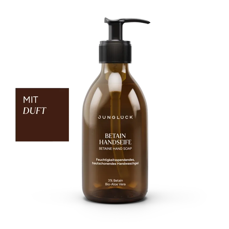JUNGLÜCK Betain Handseife 240 ml mit Duft für Hände