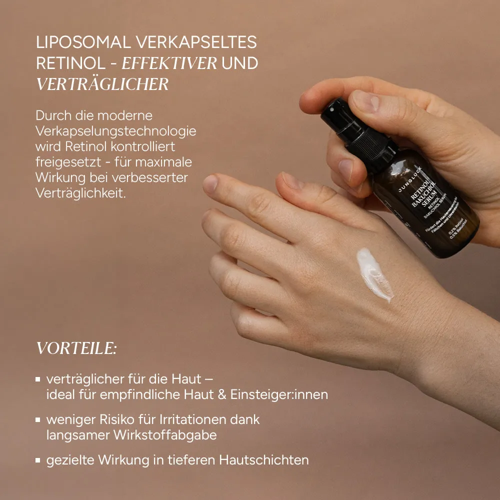 JUNGLÜCK Glatt Gepflegt Kombi Serum-Set gegen Falten