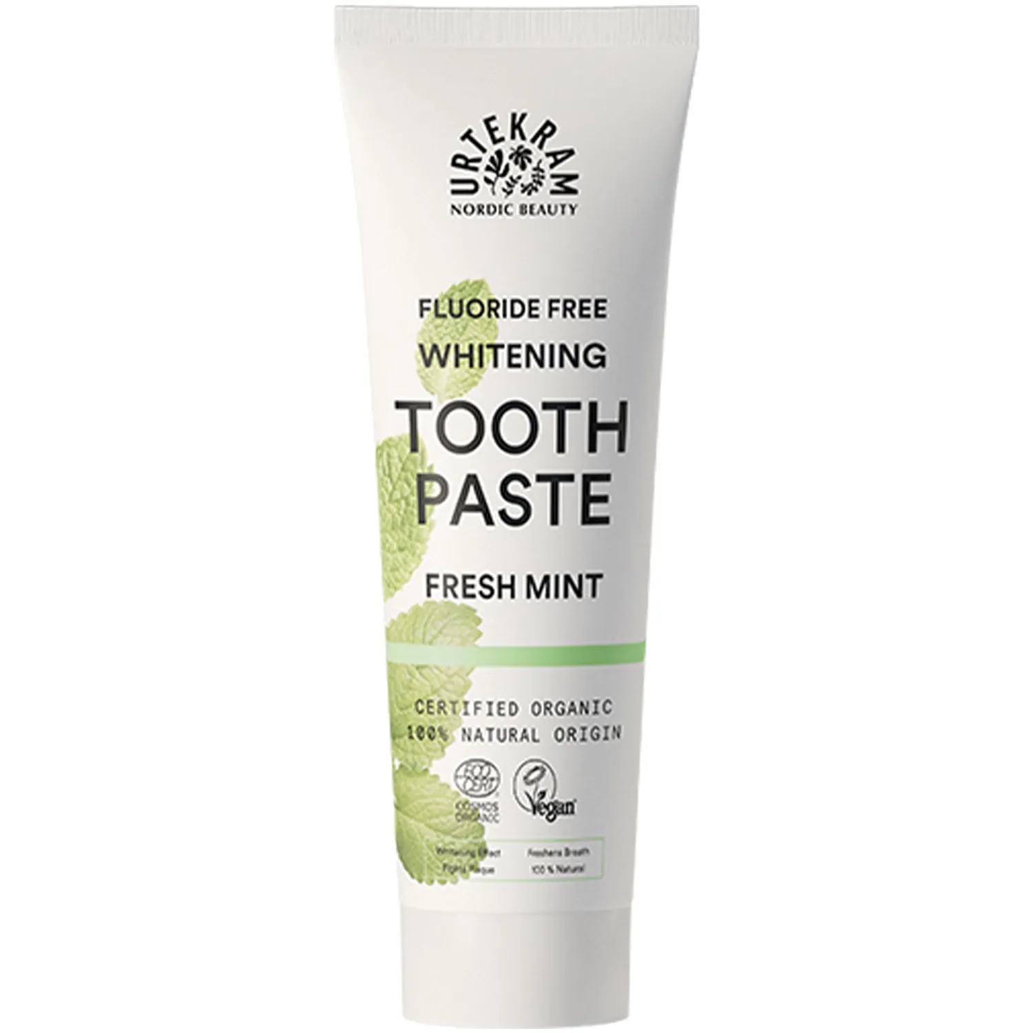 Urtekram Minze Aloe Vera Zahnpasta 75 ml mit Fluorid
