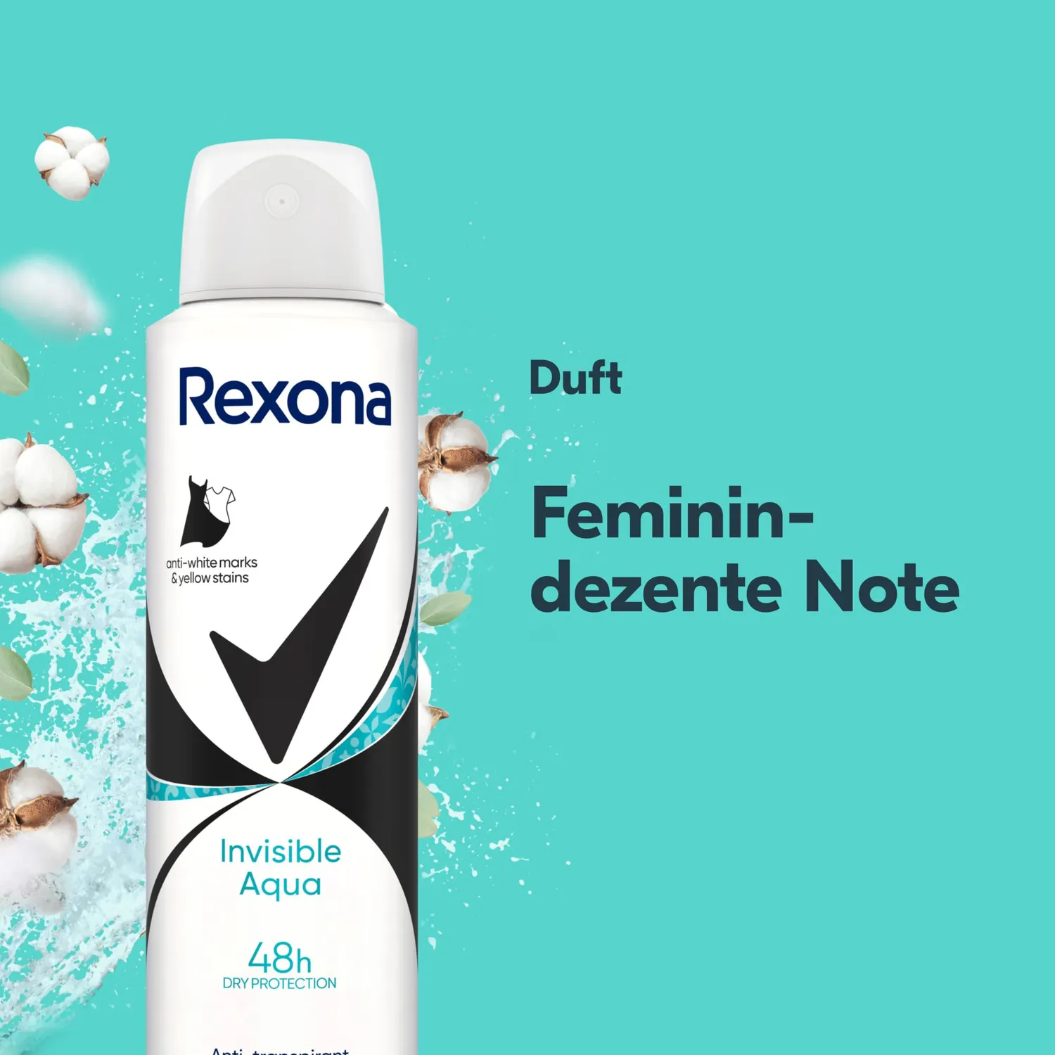 Rexona MotionSense Invisible Aqua Deo Spray 6x150 ml frisch