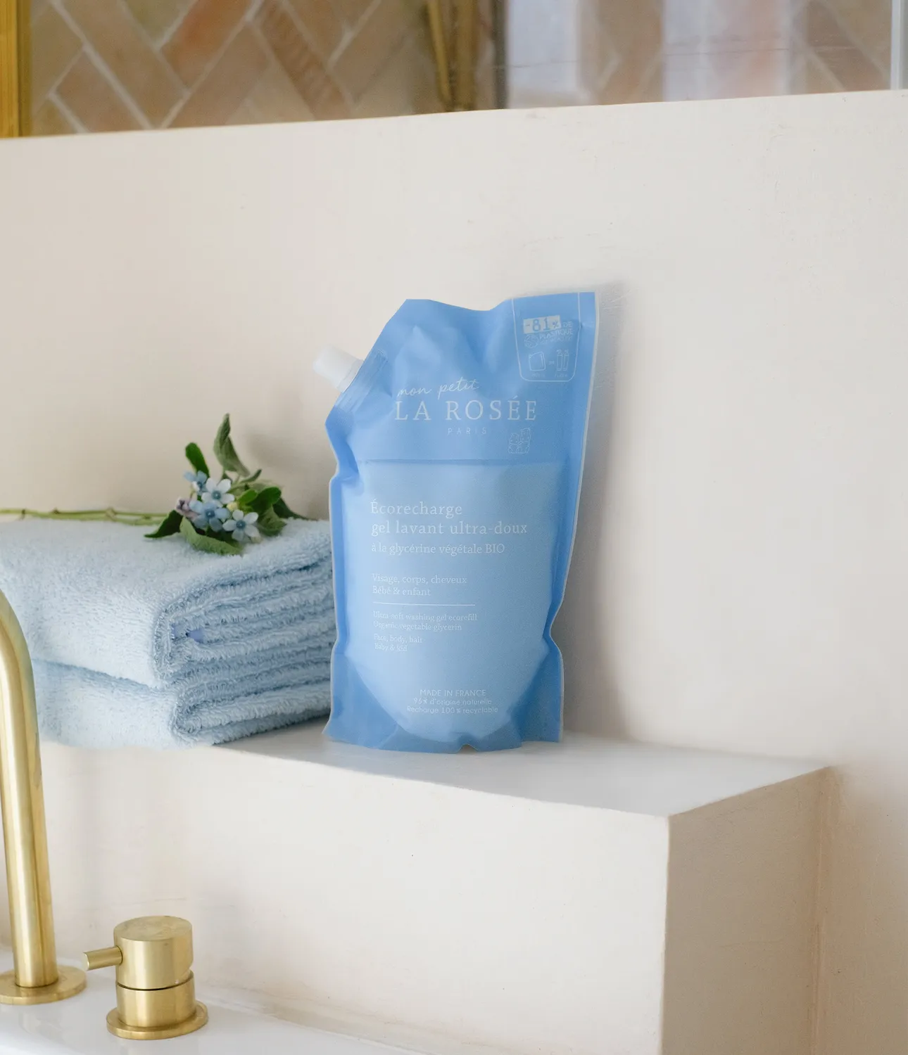 La Rosée Baby Waschgel Nachfüllung ultra-mild parfümfrei