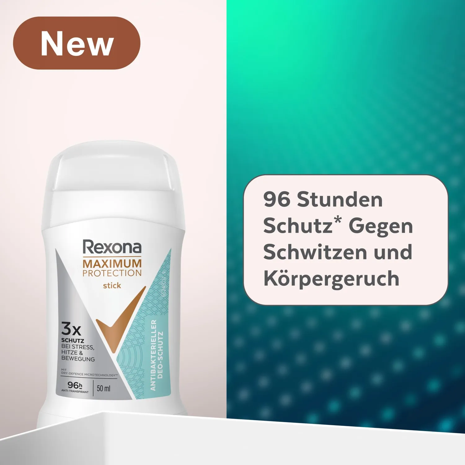Rexona Maximum Protection Stick Deo antibakteriell 50 ml