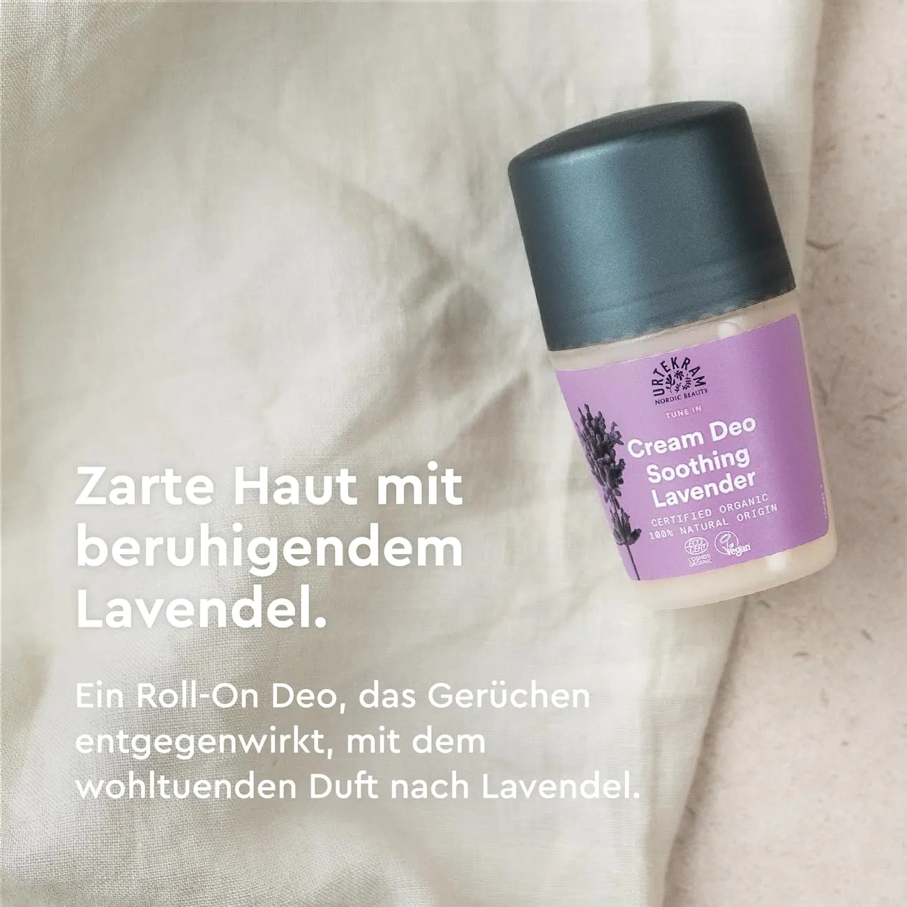 Urtekram Lavender Deo Roll-On 50 ml ohne Aluminium