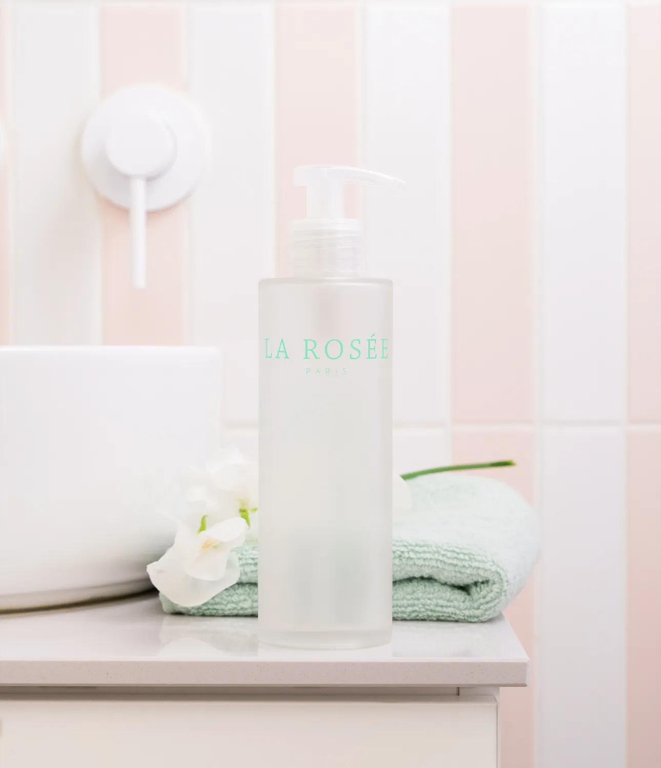 La Rosée Flacon Gel Nettoyant Glasflakon leer