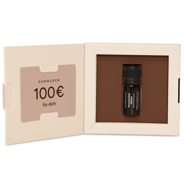 JUNGLÜCK Gutschein Box Gutschein 100 EUR Geschenk