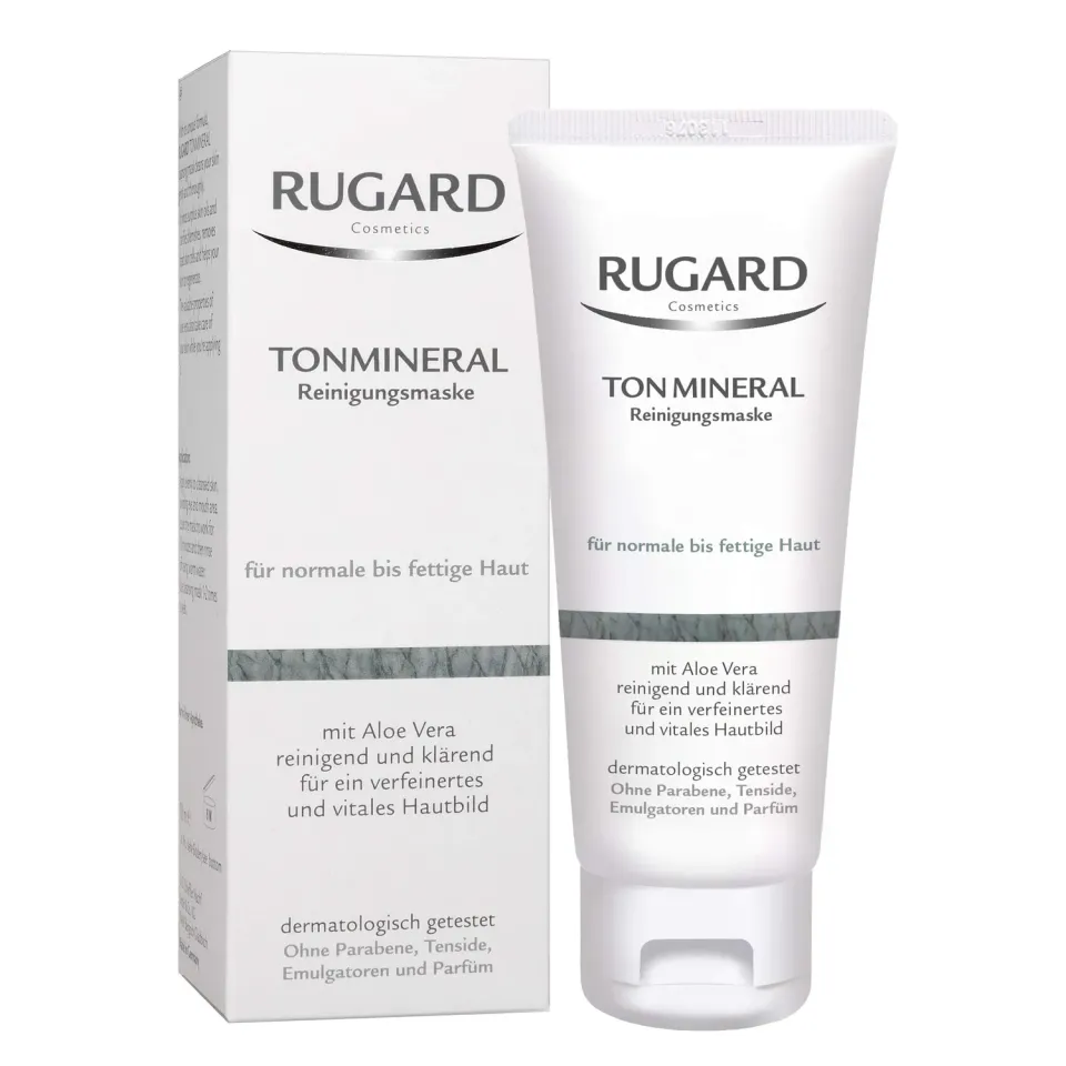 Rugard Tonmineral Reinigungsmaske 100 ml fettige Haut