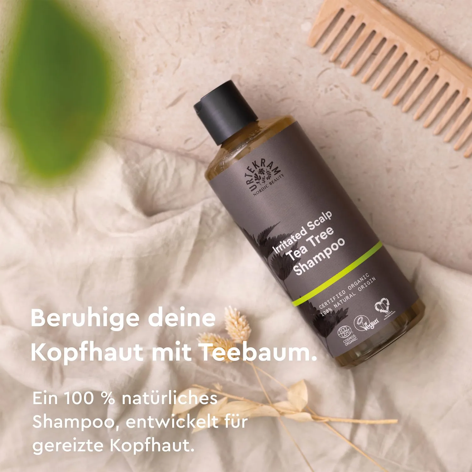 Urtekram Tea Tree Shampoo 500 ml gereizte Kopfhaut