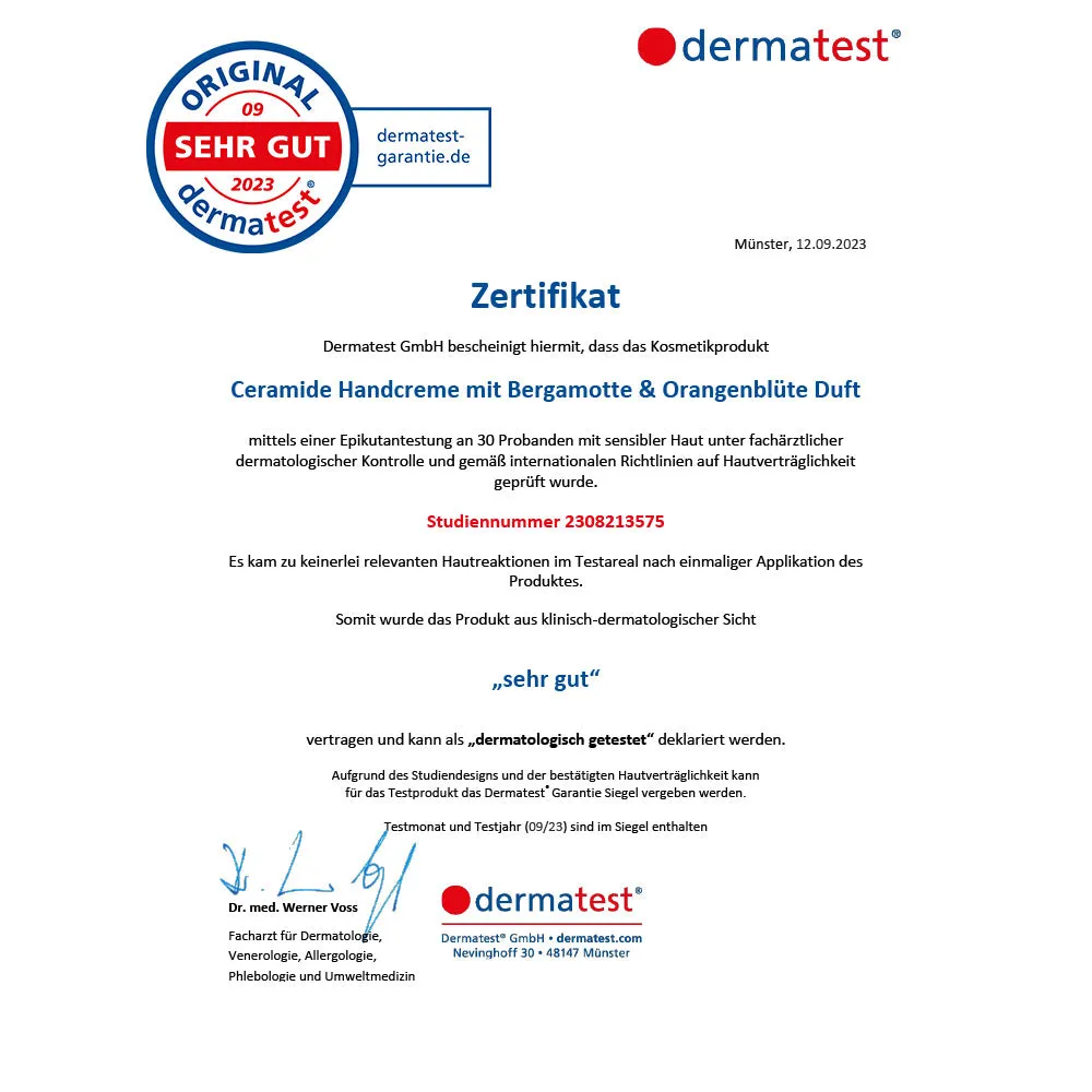 JUNGLÜCK Ceramide Handcreme 50 ml mit Duft