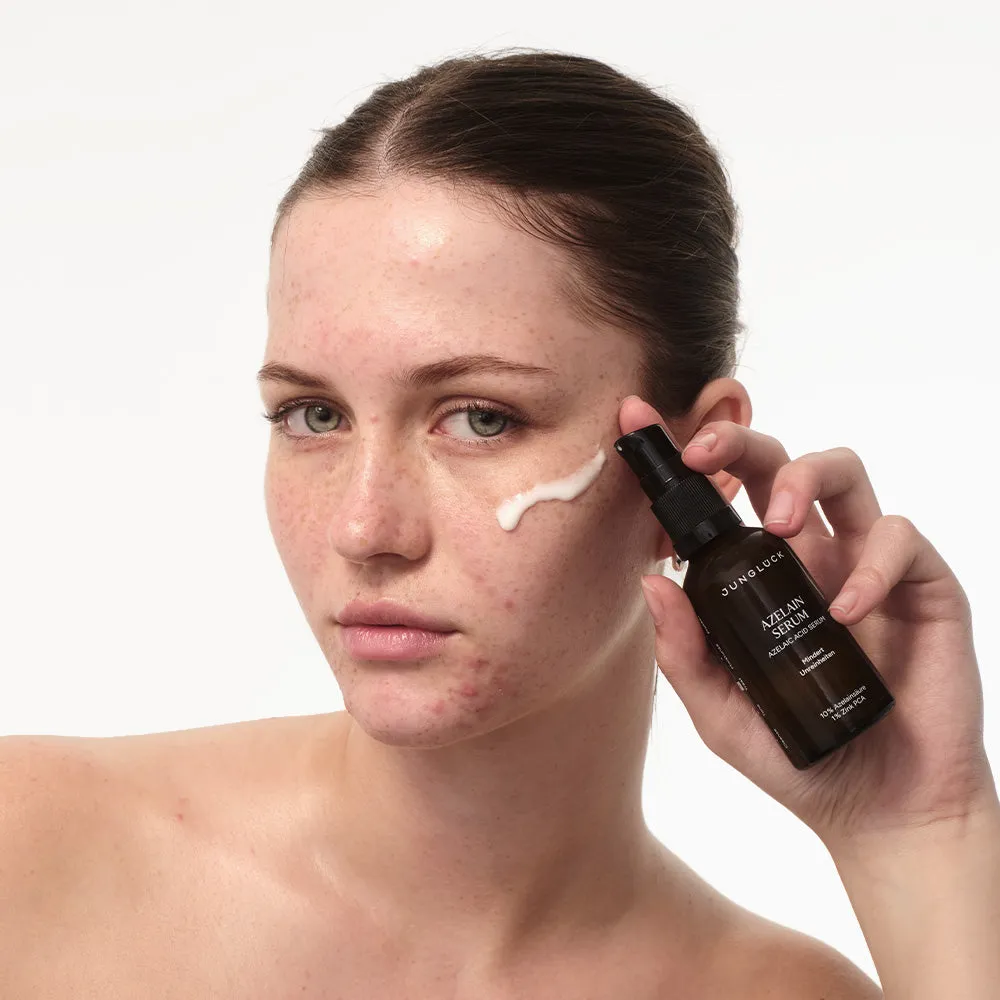 JUNGLÜCK Unreinheiten Set mit SPF für Mischhaut