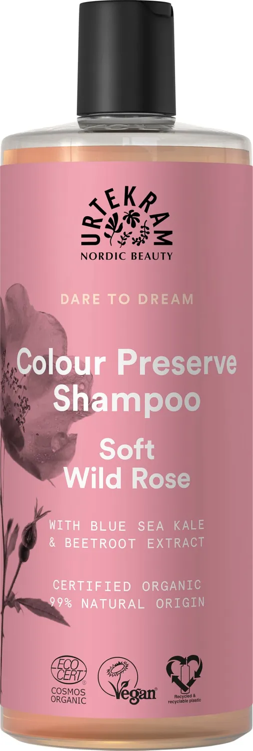 Urtekram Soft Wild Rose Shampoo 250 ml gefärbtes Haar
