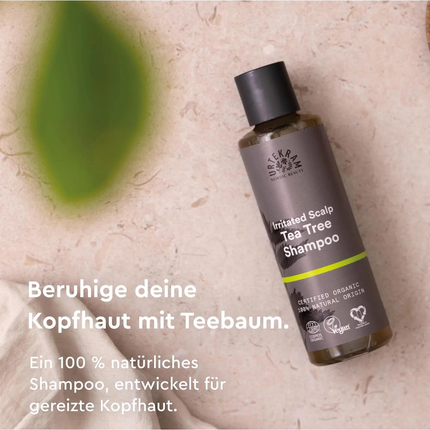Urtekram Teebaum Shampoo 250 ml für gereizte Kopfhaut