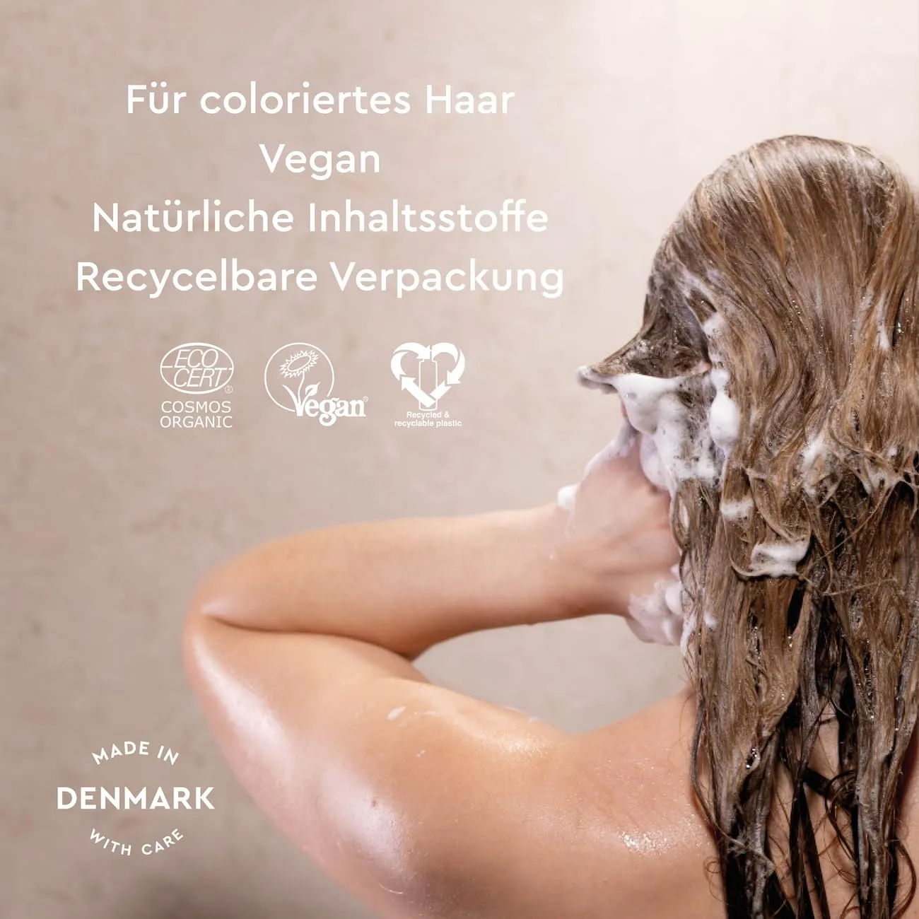 Urtekram Soft Wild Rose Shampoo 250 ml gefärbtes Haar