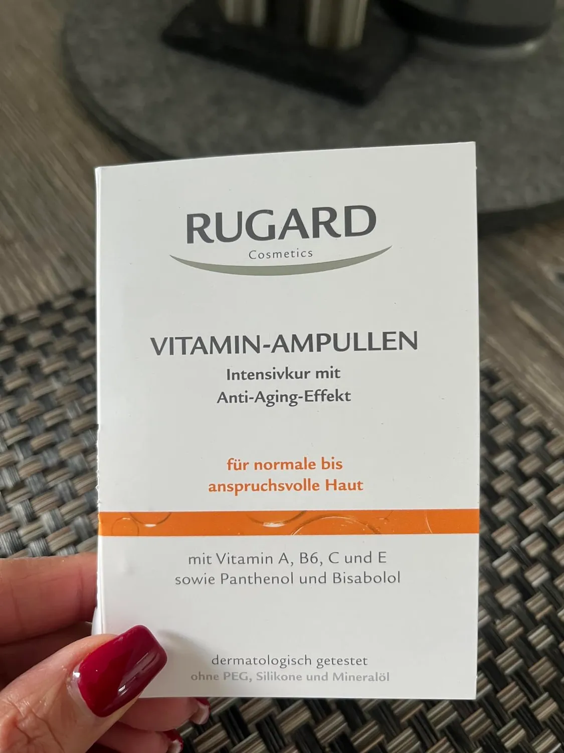 Rugard Vitamin-Ampullen 2 ml Anti-Aging Kur Gesicht
