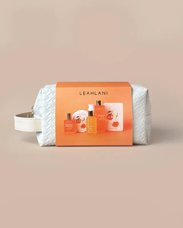 Leahlani Pamplemousse Collection Geschenkset 5-teilig Kulturtasche