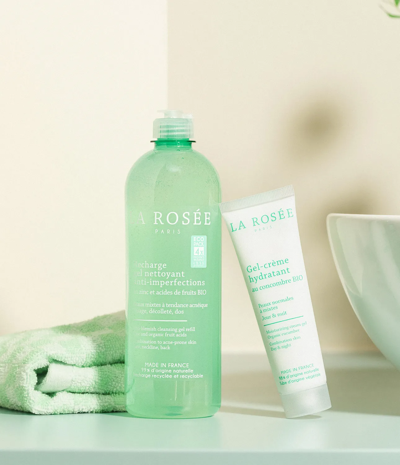 La Rosée Anti-Imperfections Gesichtspflege-Set unreine Haut