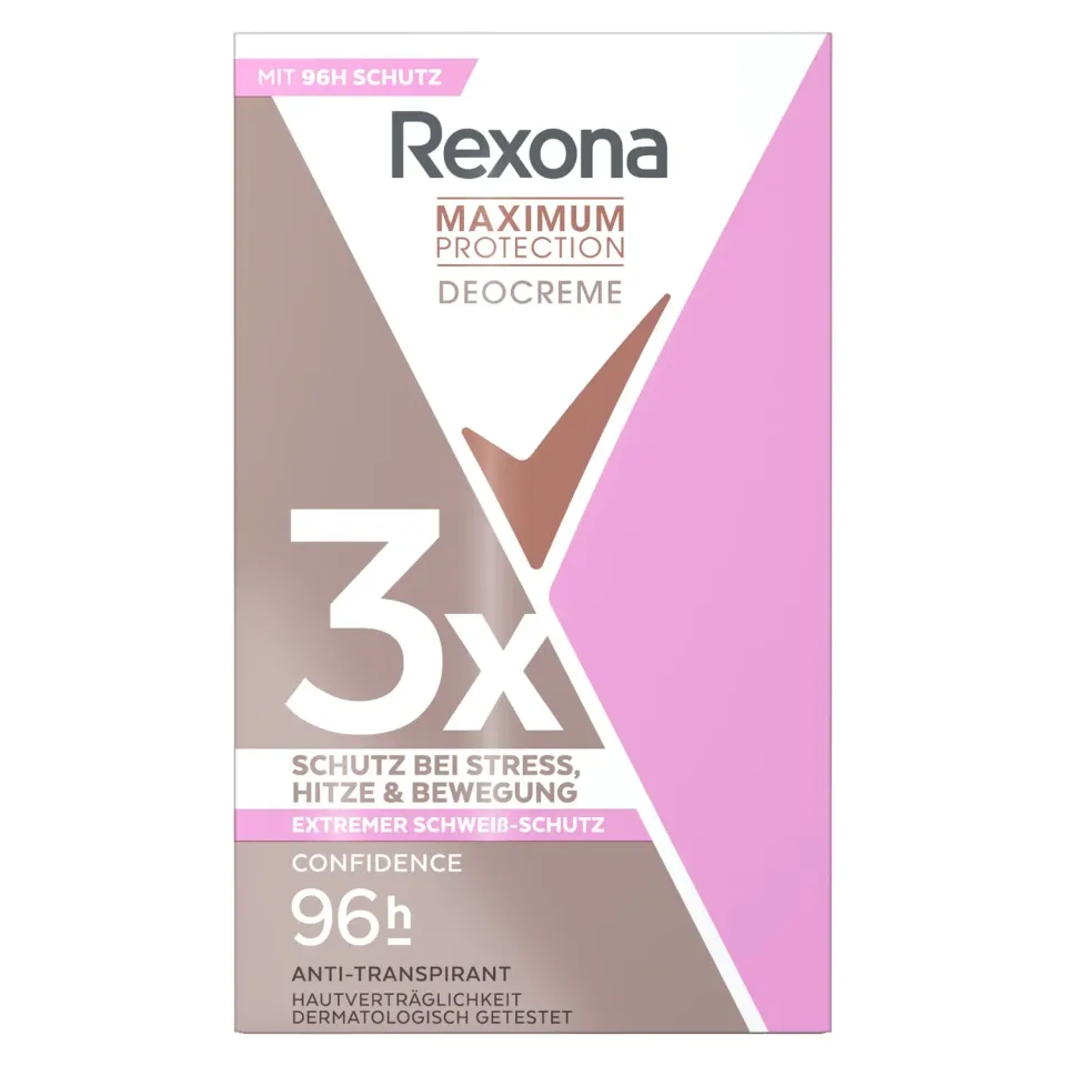 Rexona Maximum Protection Confidence Deo Creme 45 ml blumig