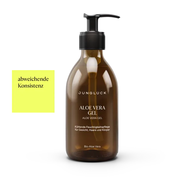 JUNGLÜCK Aloe Vera Gel 250 ml Bio-Aloe Feuchtigkeitsgel