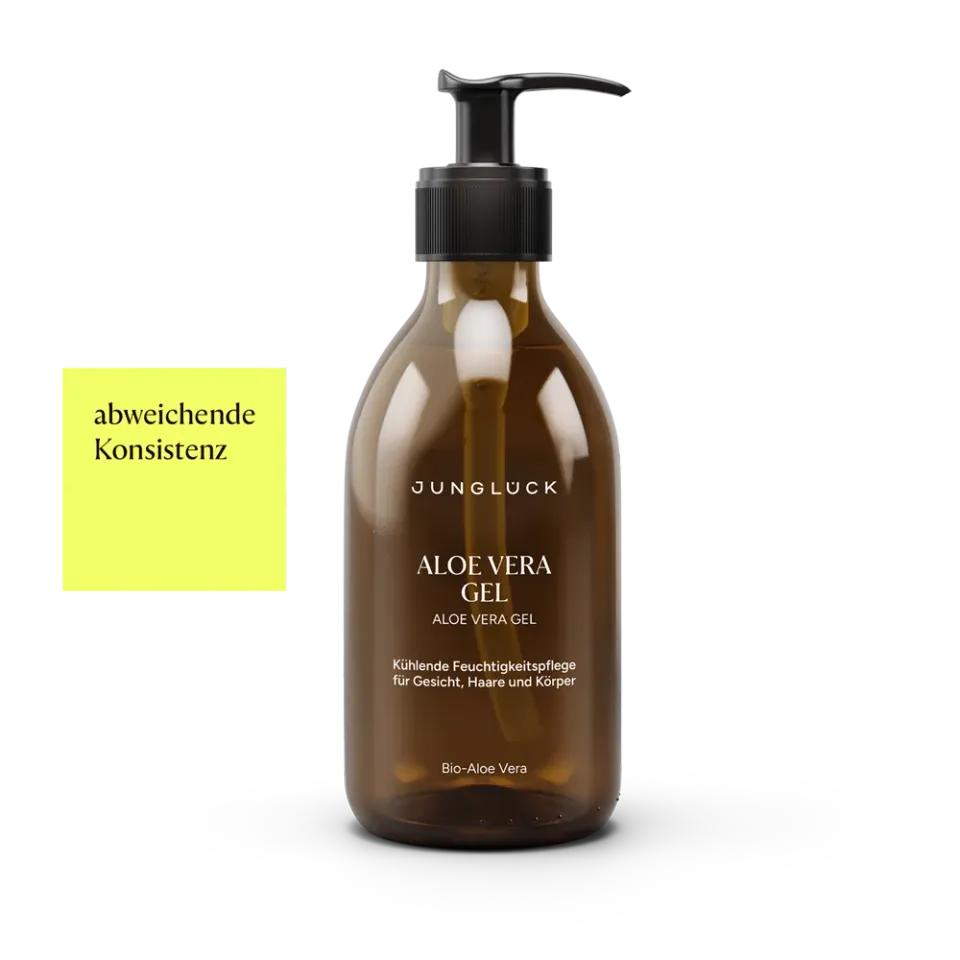 JUNGLÜCK Aloe Vera Gel 250 ml Bio-Aloe Feuchtigkeitsgel