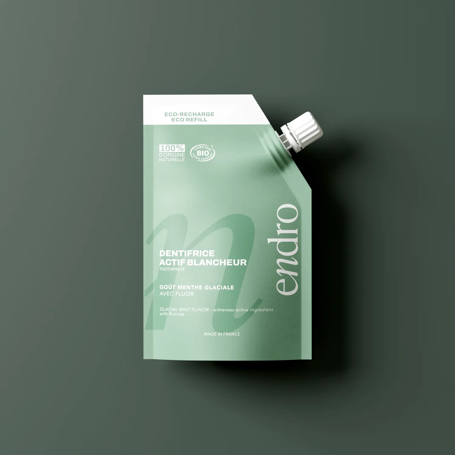 Endro Duo Zahnpasta Fluor Minze Nachfüllung Set