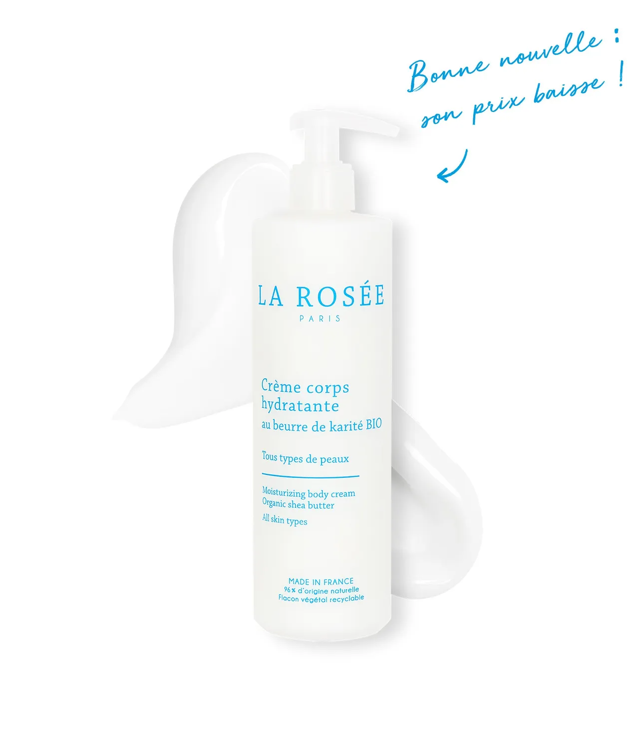 La Rosée Körpercreme hydratisierend 400 ml Sheabutter