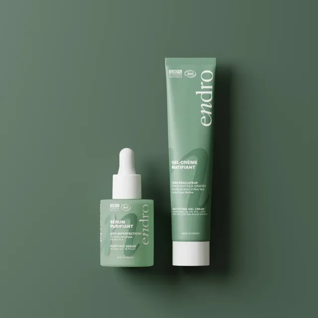 Endro Purifiante Gesichts-Set Duo Routine für unreine Haut