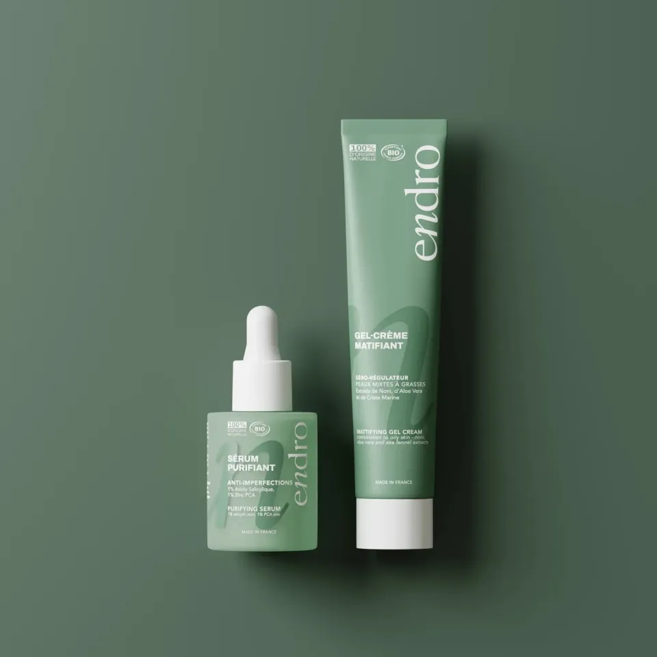 Endro Purifiante Gesichts-Set Duo Routine für unreine Haut