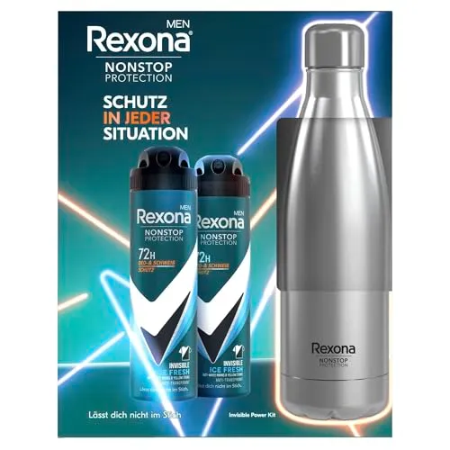 Rexona Men Invisible Ice Fresh Deo-Geschenkset 2x150 ml 72h Schutz