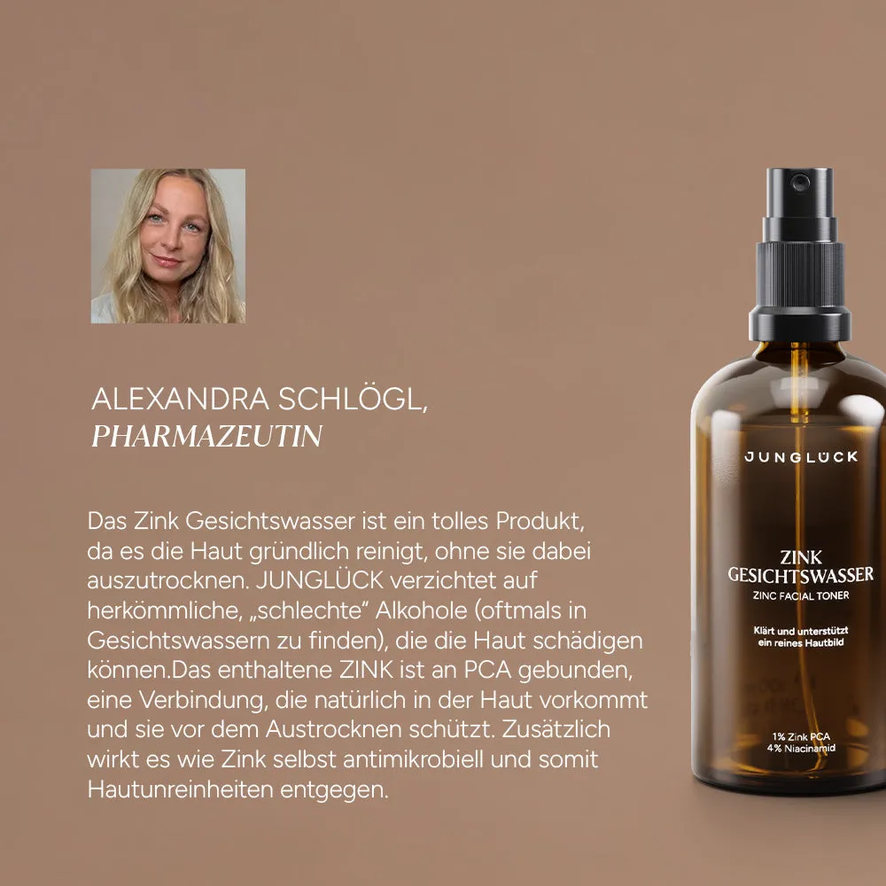 JUNGLÜCK Zink Gesichtswasser 20 ml Niacinamid