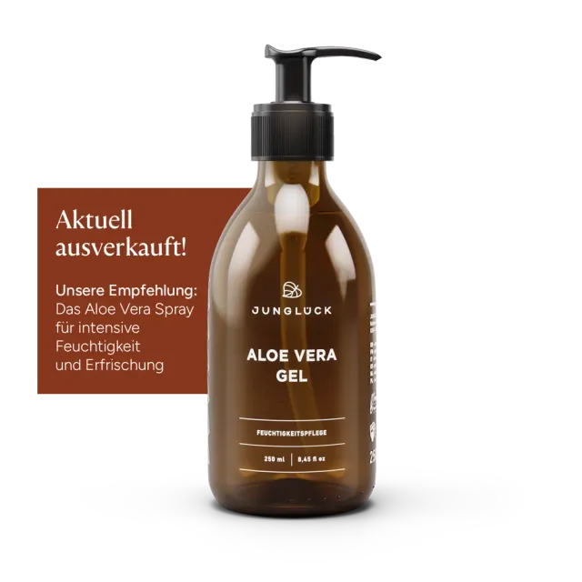 JUNGLÜCK Aloe Vera Gel 250 ml ohne Duftstoffe