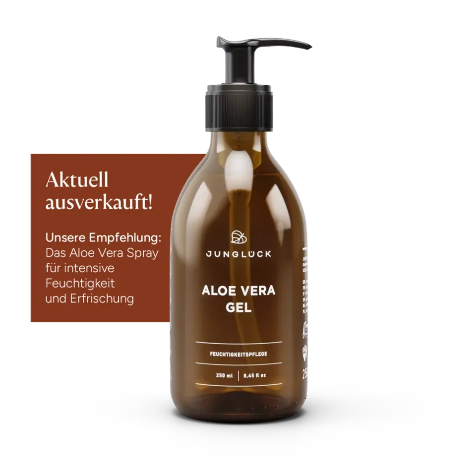 JUNGLÜCK Aloe Vera Gel 250 ml ohne Duftstoffe