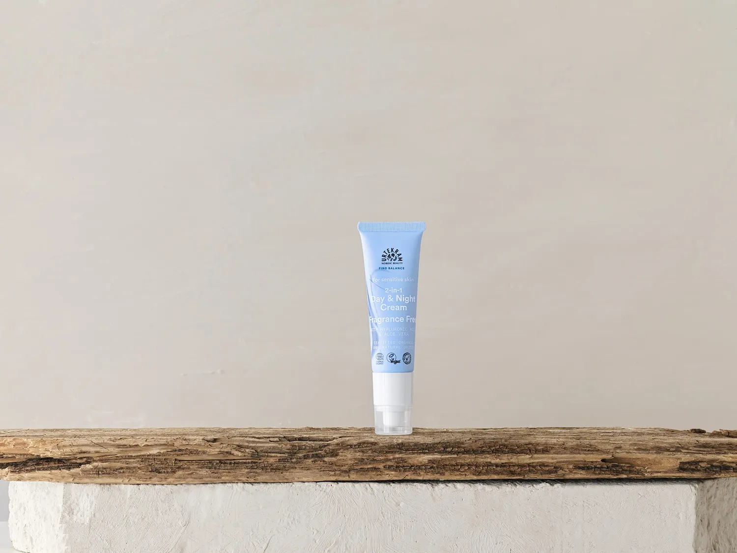 Urtekram Find Balance Tages- und Nachtcreme Gesichtscreme 50 ml parfümfrei