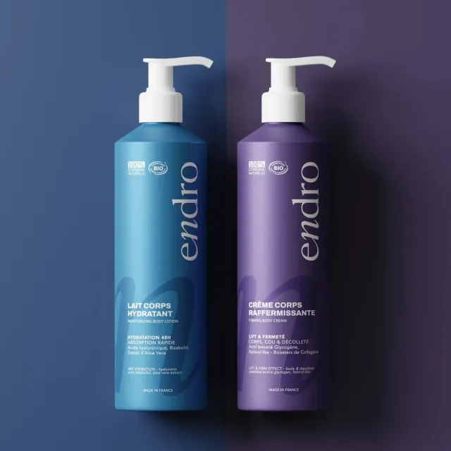 Endro Duo Körpercreme 2x400 ml für trockene Haut