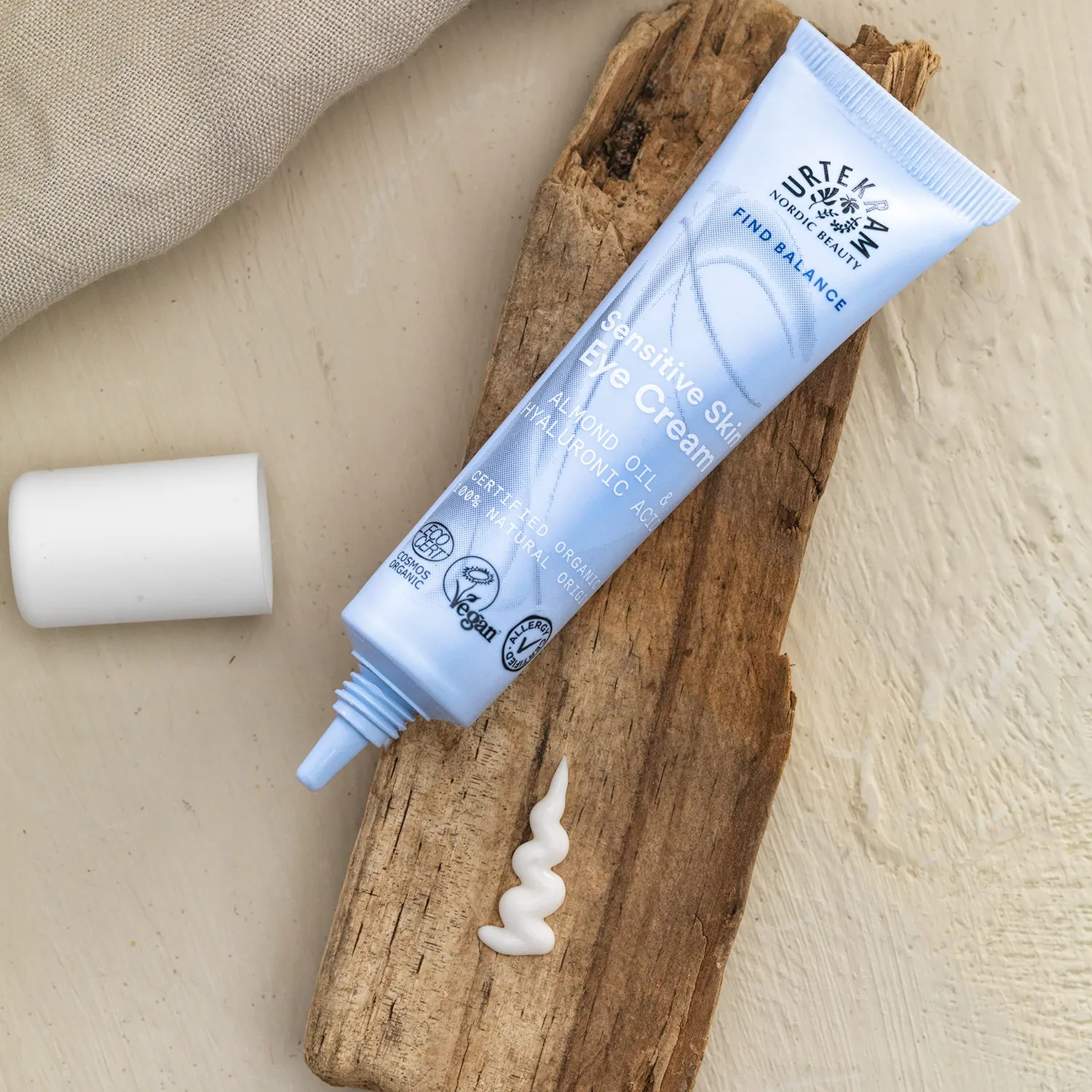 Urtekram Find Balance Augencreme parfümfrei 15 ml sensitive