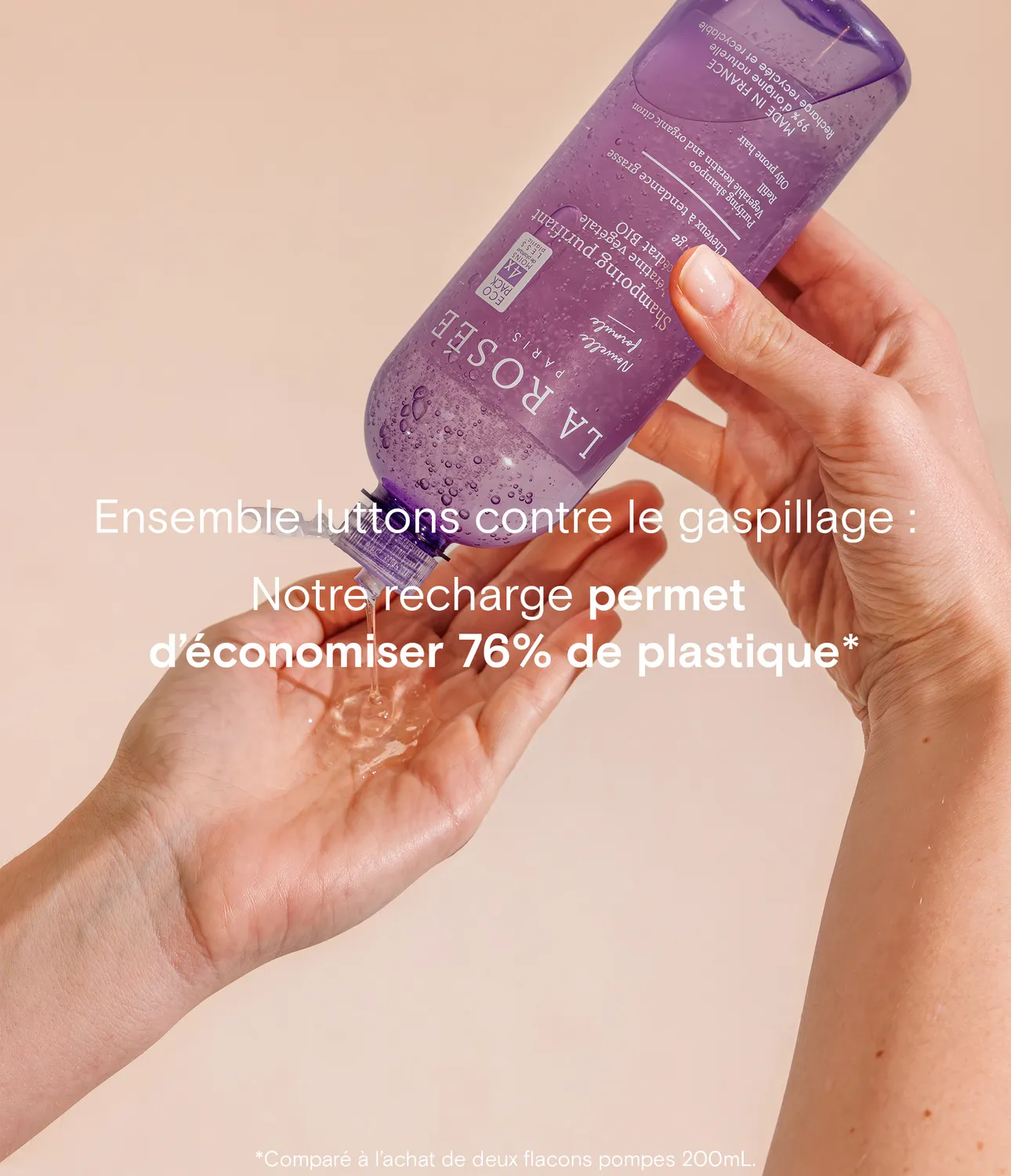 La Rosée Shampoing Purifiant Shampoo fettig