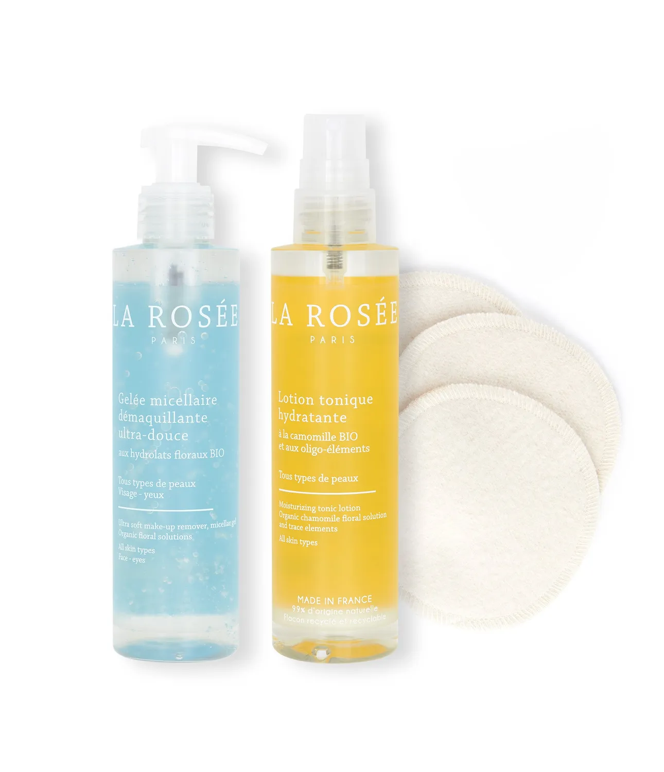La Rosée Routine Démaquillage Reinigungsset 2-teilig sanft