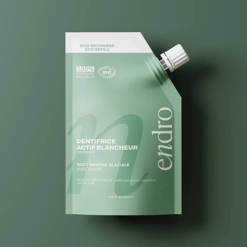 Endro Zahncreme Nachfüllung Weiß 350 g Fluorid