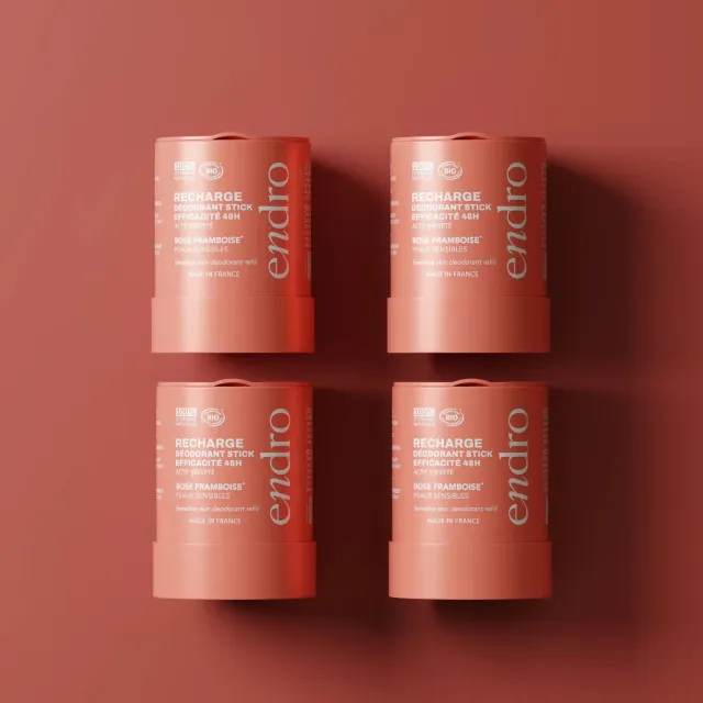 Endro Deo Stick 48H Nachfüllpack Rose-Himbeere Jahresvorrat