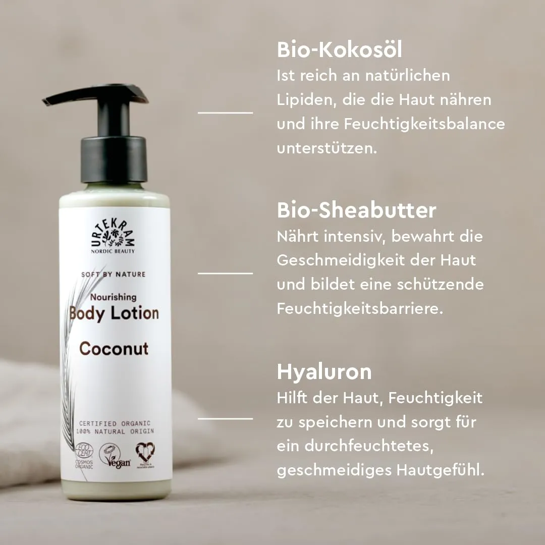 Urtekram Kokos Körperlotion normale Haut 245 ml