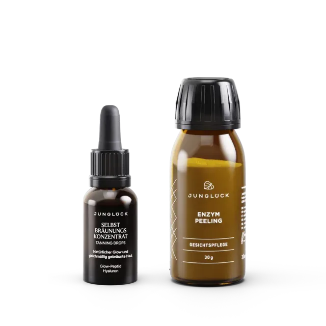 JUNGLÜCK Natürliche Bräune Kombi Set Vitamin C