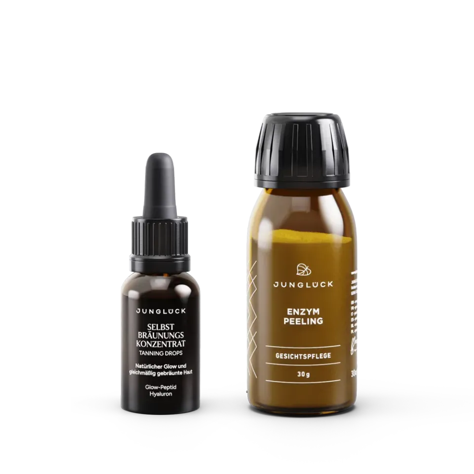 JUNGLÜCK Natürliche Bräune Kombi Set Vitamin C