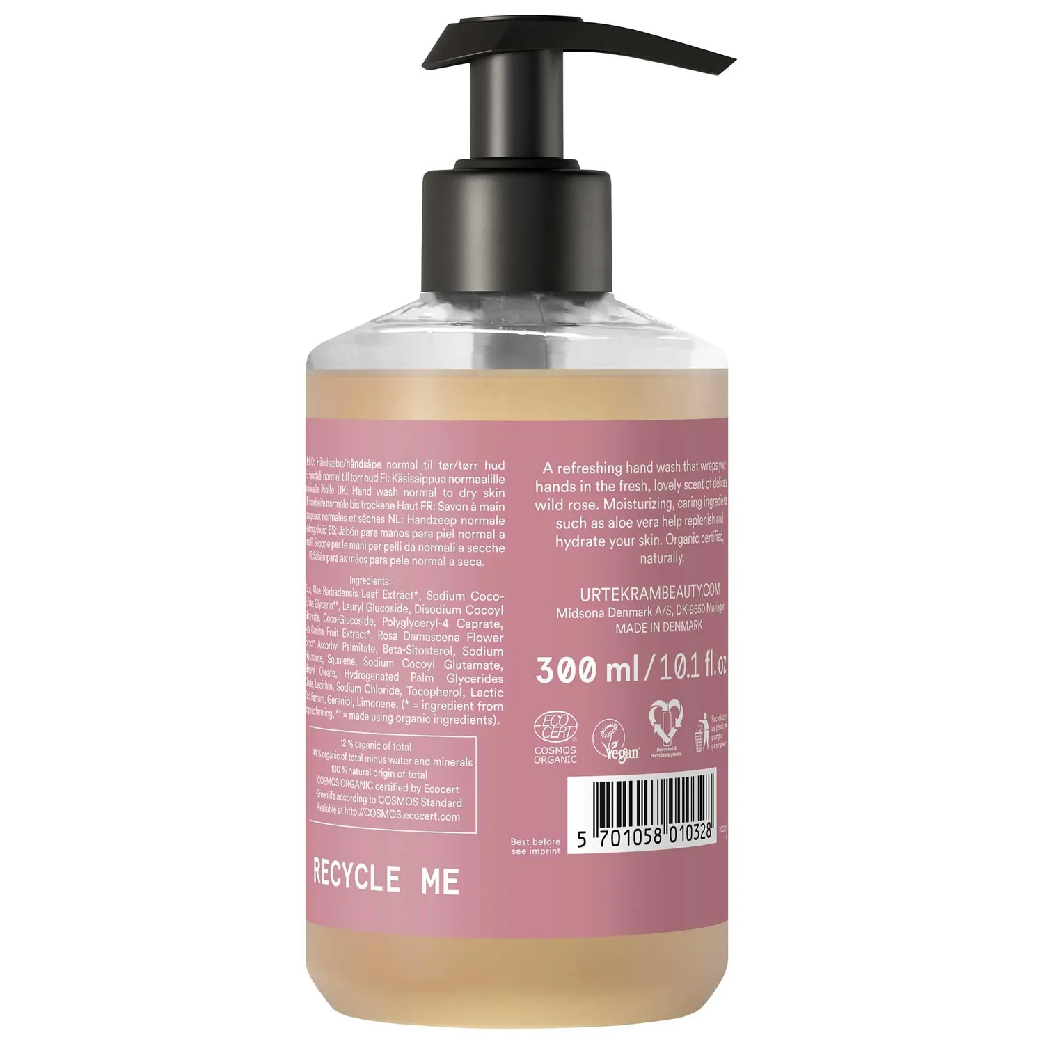 Urtekram Dare to Dream Soft Wild Rose Handseife 300 ml Rose