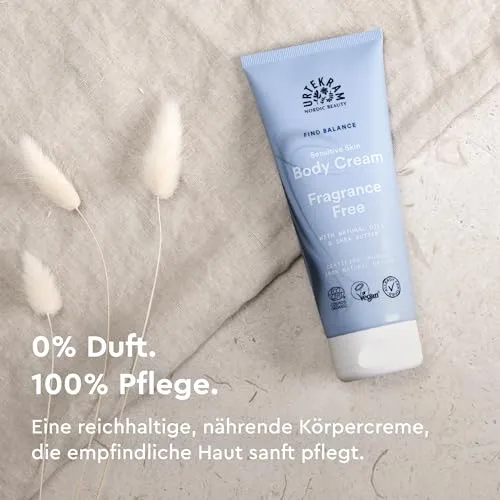 Urtekram Find Balance Körpercreme 200 ml parfümfrei